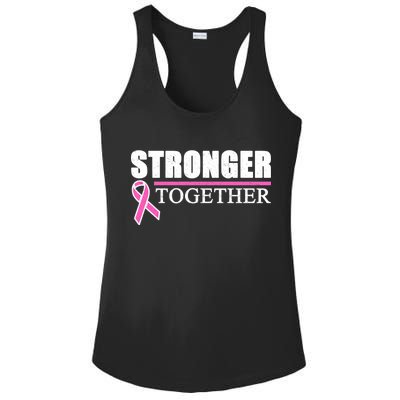 Stronger Together Breast Cancer Awareness Ladies PosiCharge Competitor Racerback Tank