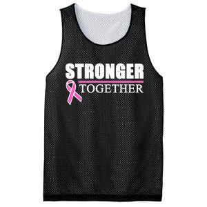 Stronger Together Breast Cancer Awareness Mesh Reversible Basketball Jersey Tank