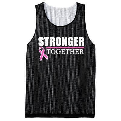 Stronger Together Breast Cancer Awareness Mesh Reversible Basketball Jersey Tank