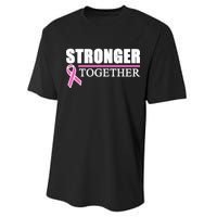 Stronger Together Breast Cancer Awareness Performance Sprint T-Shirt