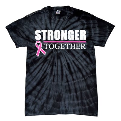 Stronger Together Breast Cancer Awareness Tie-Dye T-Shirt