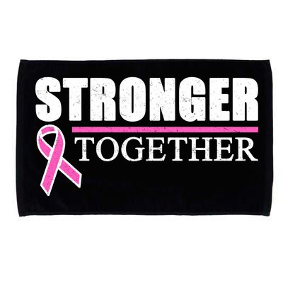 Stronger Together Breast Cancer Awareness Microfiber Hand Towel