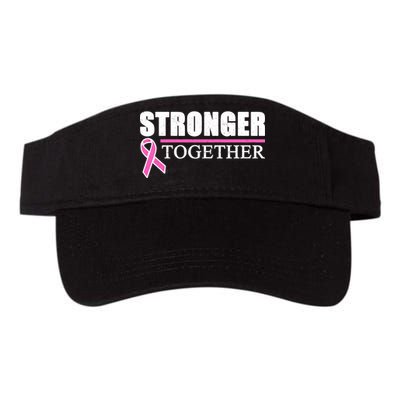 Stronger Together Breast Cancer Awareness Valucap Bio-Washed Visor