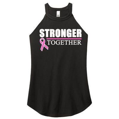 Stronger Together Breast Cancer Awareness Women’s Perfect Tri Rocker Tank