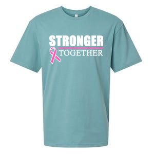 Stronger Together Breast Cancer Awareness Sueded Cloud Jersey T-Shirt