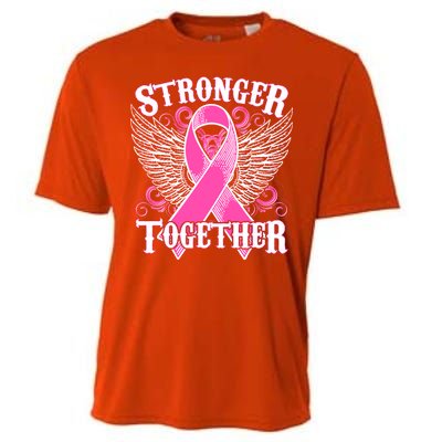 Stronger Together Support Breast Cancer Awareness  Cooling Performance Crew T-Shirt