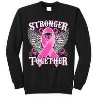 Stronger Together Support Breast Cancer Awareness  Sweatshirt