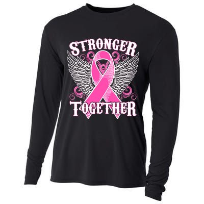 Stronger Together Support Breast Cancer Awareness  Cooling Performance Long Sleeve Crew