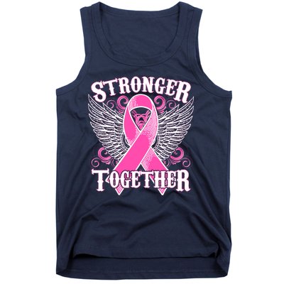 Stronger Together Support Breast Cancer Awareness  Tank Top