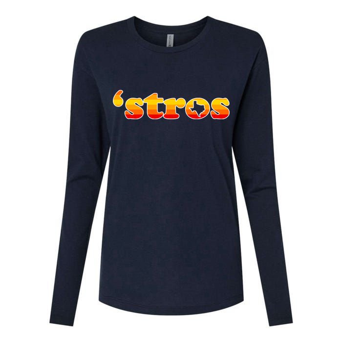 STROS Texas Womens Cotton Relaxed Long Sleeve T-Shirt