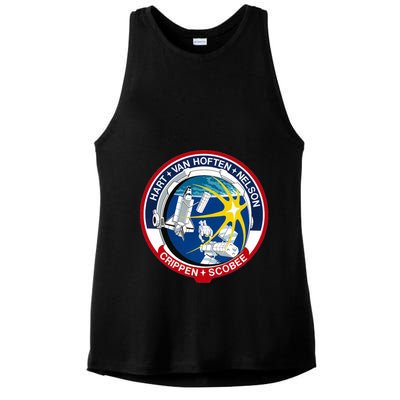 STS-41-C Mission Patch Space Shuttle Challenger Ladies PosiCharge Tri-Blend Wicking Tank