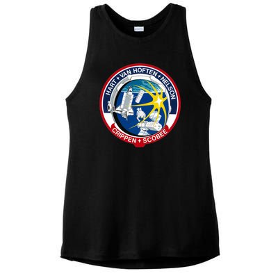 STS-41-C Mission Patch Space Shuttle Challenger Ladies PosiCharge Tri-Blend Wicking Tank