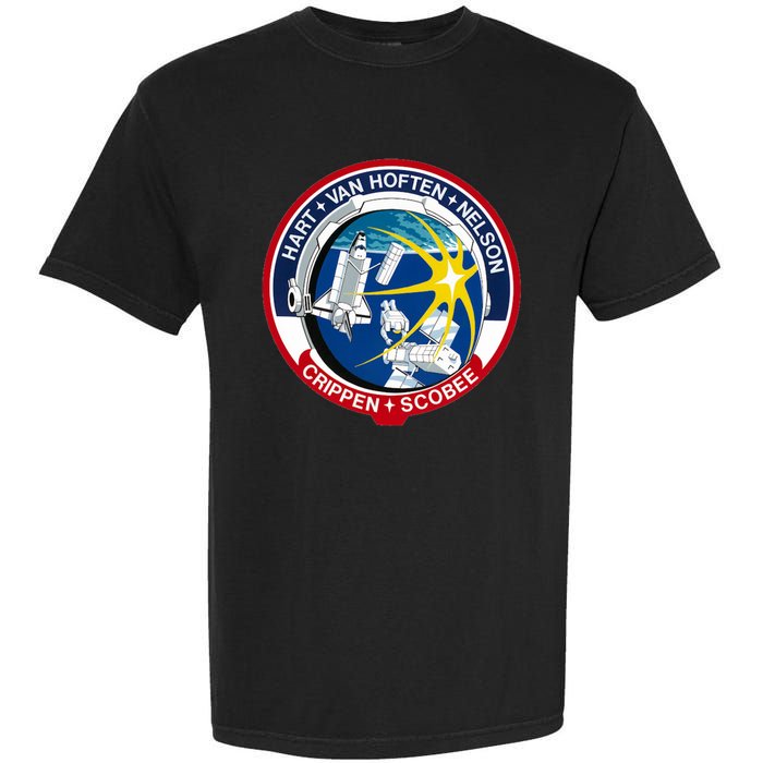 STS-41-C Mission Patch Space Shuttle Challenger Garment-Dyed Heavyweight T-Shirt