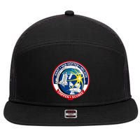 STS-41-C Mission Patch Space Shuttle Challenger 7 Panel Mesh Trucker Snapback Hat