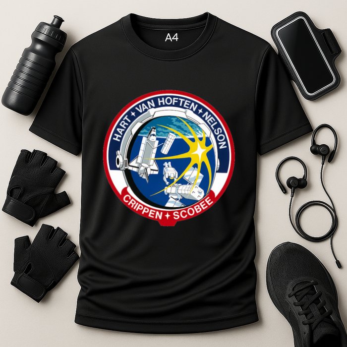 STS-41-C Mission Patch Space Shuttle Challenger Performance Shirt