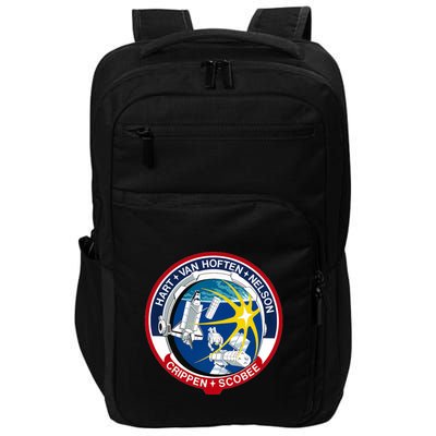 STS-41-C Mission Patch Space Shuttle Challenger Impact Tech Backpack