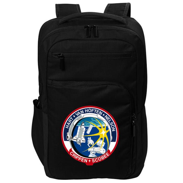 STS-41-C Mission Patch Space Shuttle Challenger Impact Tech Backpack