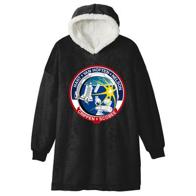 STS-41-C Mission Patch Space Shuttle Challenger Hooded Wearable Blanket