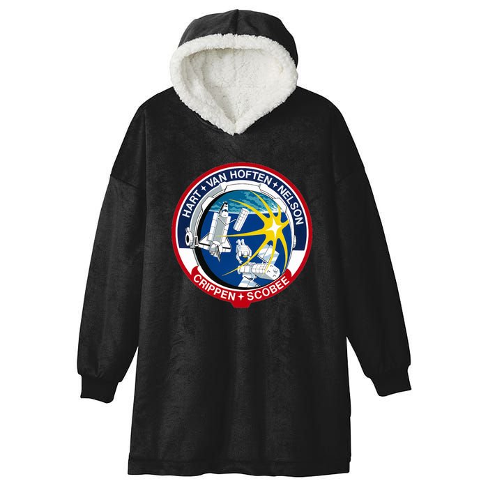 STS-41-C Mission Patch Space Shuttle Challenger Hooded Wearable Blanket