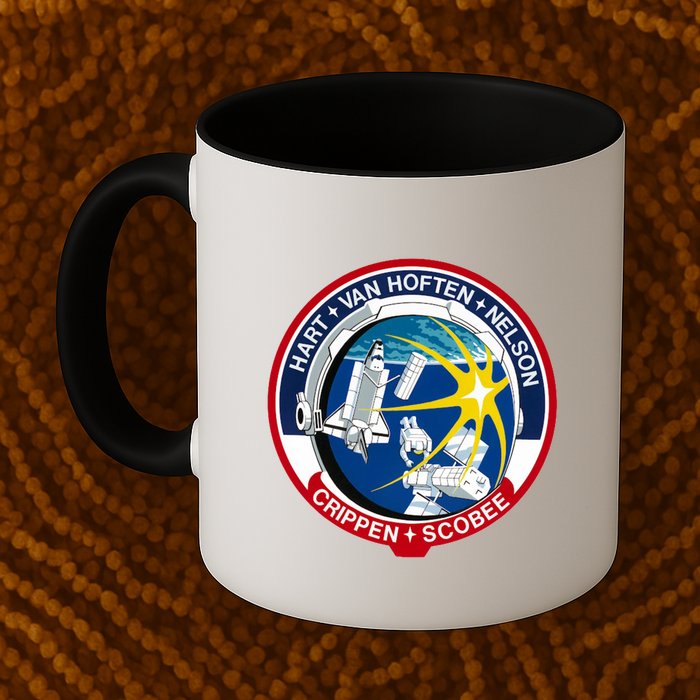 STS-41-C Mission Patch Space Shuttle Challenger Mug