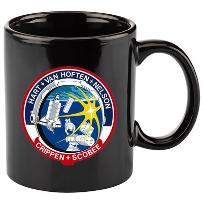 STS-41-C Mission Patch Space Shuttle Challenger 11oz C Handle Ceramic Mug