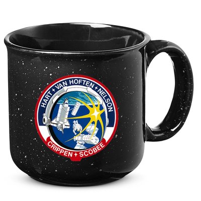 STS-41-C Mission Patch Space Shuttle Challenger 15oz Campfire Ceramic Mug