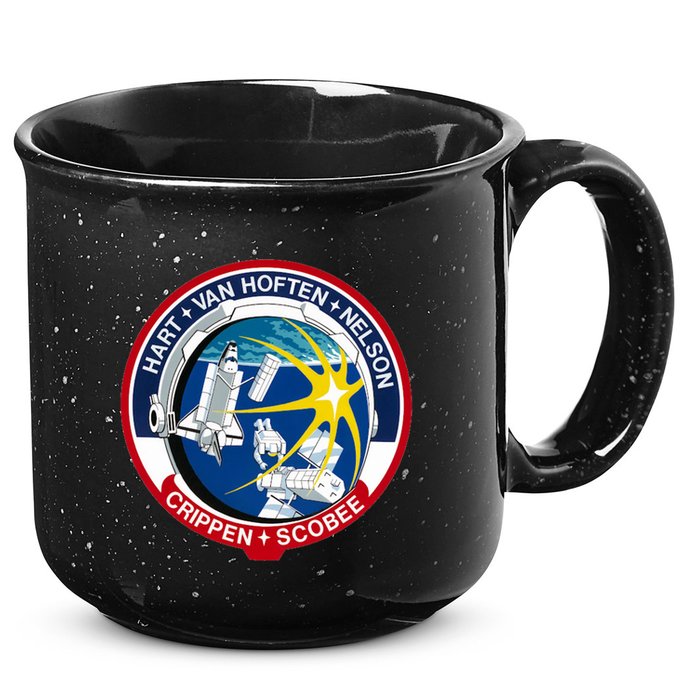 STS-41-C Mission Patch Space Shuttle Challenger 15oz Campfire Ceramic Mug