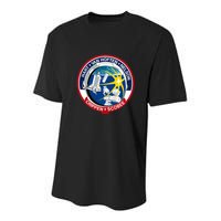 STS-41-C Mission Patch Space Shuttle Challenger Youth Performance Sprint T-Shirt