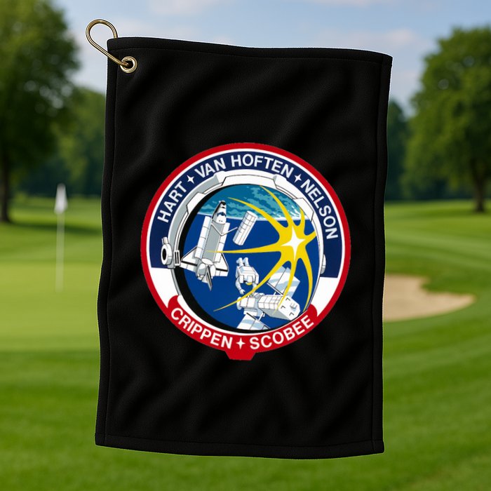 STS-41-C Mission Patch Space Shuttle Challenger Golf Towel