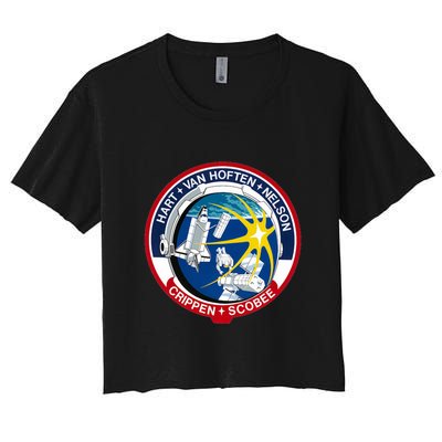 STS-41-C Mission Patch Space Shuttle Challenger Crop Top