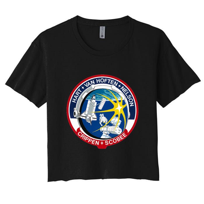 STS-41-C Mission Patch Space Shuttle Challenger Crop Top