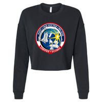 STS-41-C Mission Patch Space Shuttle Challenger Cropped Pullover Crew