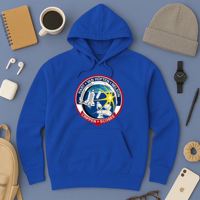 STS-41-C Mission Patch Space Shuttle Challenger Hoodie