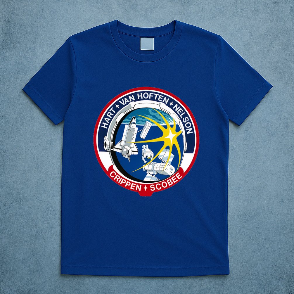 STS-41-C Mission Patch Space Shuttle Challenger T-Shirt