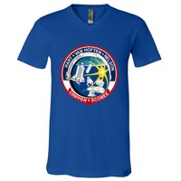 STS-41-C Mission Patch Space Shuttle Challenger V-Neck T-Shirt