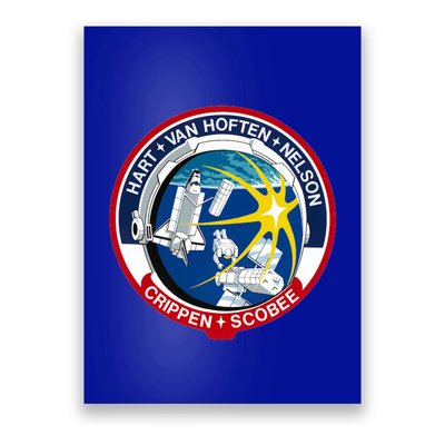STS-41-C Mission Patch Space Shuttle Challenger Poster
