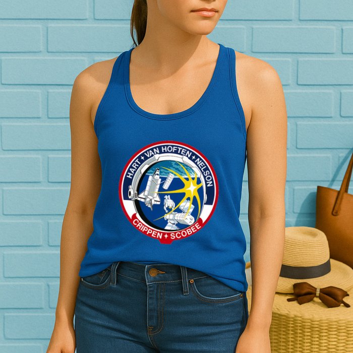 STS-41-C Mission Patch Space Shuttle Challenger Womens Tank Top