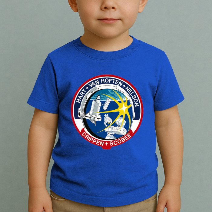 STS-41-C Mission Patch Space Shuttle Challenger Toddler T-Shirt