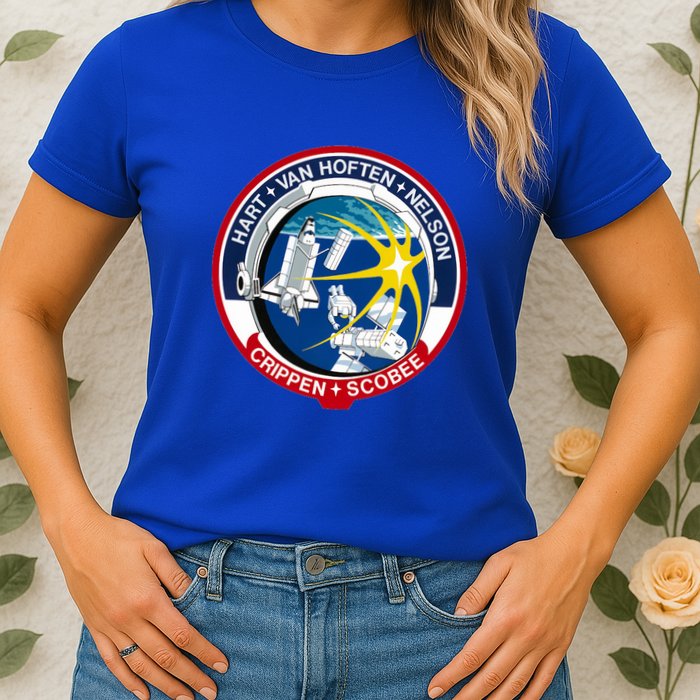 STS-41-C Mission Patch Space Shuttle Challenger Womens T-Shirt