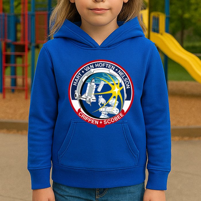 STS-41-C Mission Patch Space Shuttle Challenger Kids Hoodie