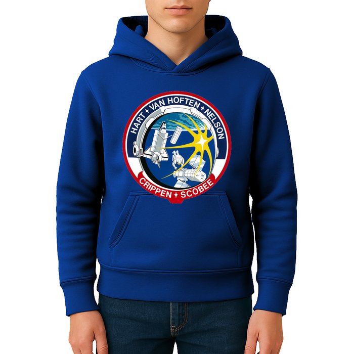 STS-41-C Mission Patch Space Shuttle Challenger Kids Hoodie