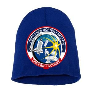 STS-41-C Mission Patch Space Shuttle Challenger Short Acrylic Beanie