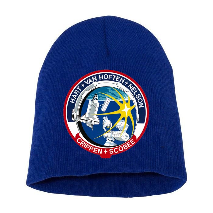 STS-41-C Mission Patch Space Shuttle Challenger Short Acrylic Beanie