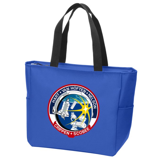 STS-41-C Mission Patch Space Shuttle Challenger Zip Tote Bag