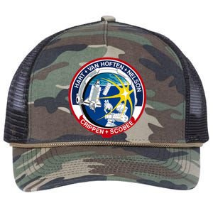 STS-41-C Mission Patch Space Shuttle Challenger Retro Rope Trucker Hat Cap