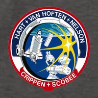 STS-41-C Mission Patch Space Shuttle Challenger Vector Backpack