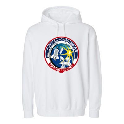 STS-41-C Mission Patch Space Shuttle Challenger Garment-Dyed Fleece Hoodie