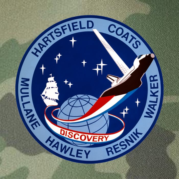 STS-41D Mission Insignia Patch Space Shuttle Challenger Legacy Tie Dye Trucker Hat