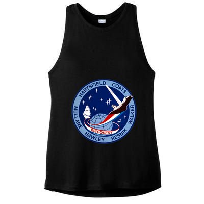 STS-41D Mission Insignia Patch Space Shuttle Challenger Ladies PosiCharge Tri-Blend Wicking Tank
