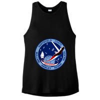 STS-41D Mission Insignia Patch Space Shuttle Challenger Ladies PosiCharge Tri-Blend Wicking Tank